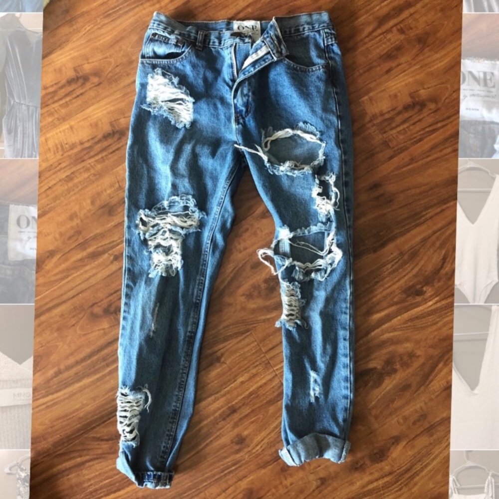 One teaspoon sz 24 baggie jeans